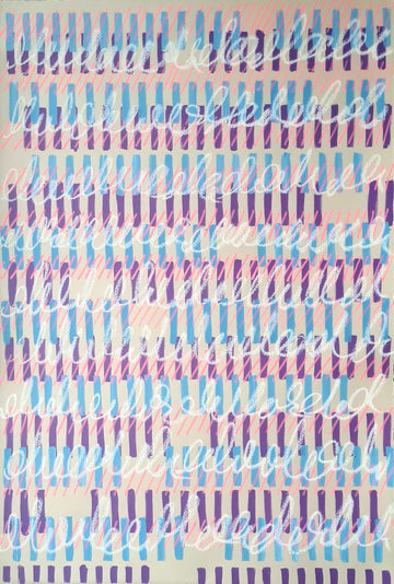 Pastel Linear Abstract Artwork