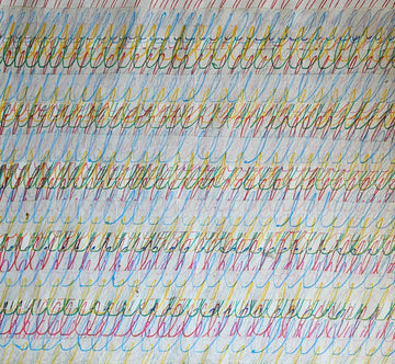 Multicolor Linear Abstract Artwork